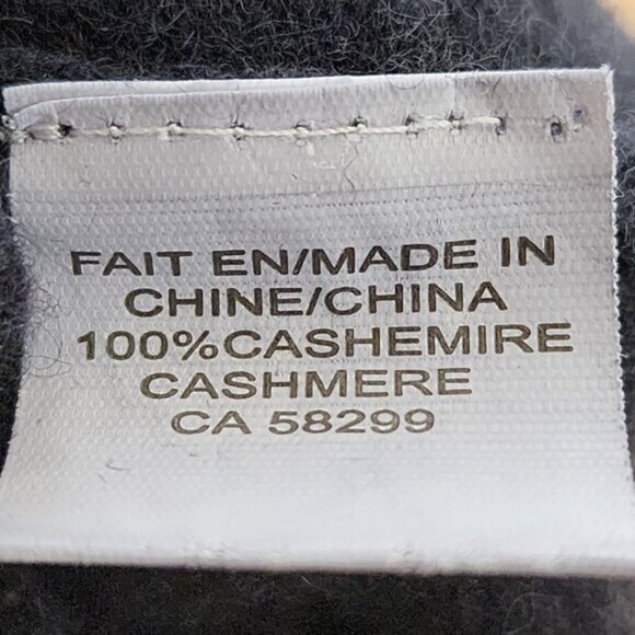 Soleil Ombre Dip Dye 100% Cashmere Knit Button Back Tunic Sweater - Picture 7 of 7